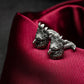 Owl Cufflinks - 925 Sterling Silver Handmade