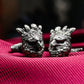 Owl Cufflinks - 925 Sterling Silver Handmade