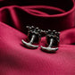 Owl Cufflinks - 925 Sterling Silver Handmade
