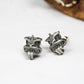 Knight¡¯s Visor Earrings - 925 Sterling Silver Handmade