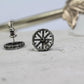 Industrial Gear Earrings - 925 Sterling Silver Handmade