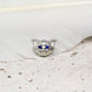 3D Cat Pendant - 925 Sterling Silver Handmade (Blue Eyes Available)