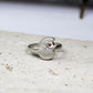 Curled Hedgehog Ring ââ‚?925 Sterling Silver Handmade Woodland Animal Jewelry