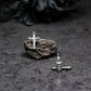 Sacred Cross Earrings - 925 Sterling Silver Handmade