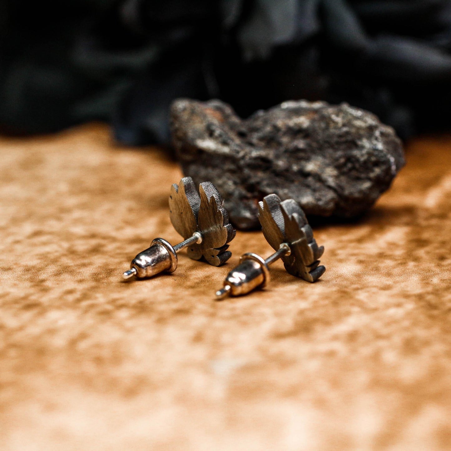 Fallen Wing Earrings - 925 Sterling Silver Handmade