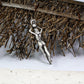 Dark Goddess Statue Pendant - Handcrafted in 925 Silver