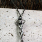 Dark Goddess Statue Pendant - Handcrafted in 925 Silver
