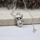Bat Pendant - 925 Sterling Silver Handmade (Eye Color Optional)