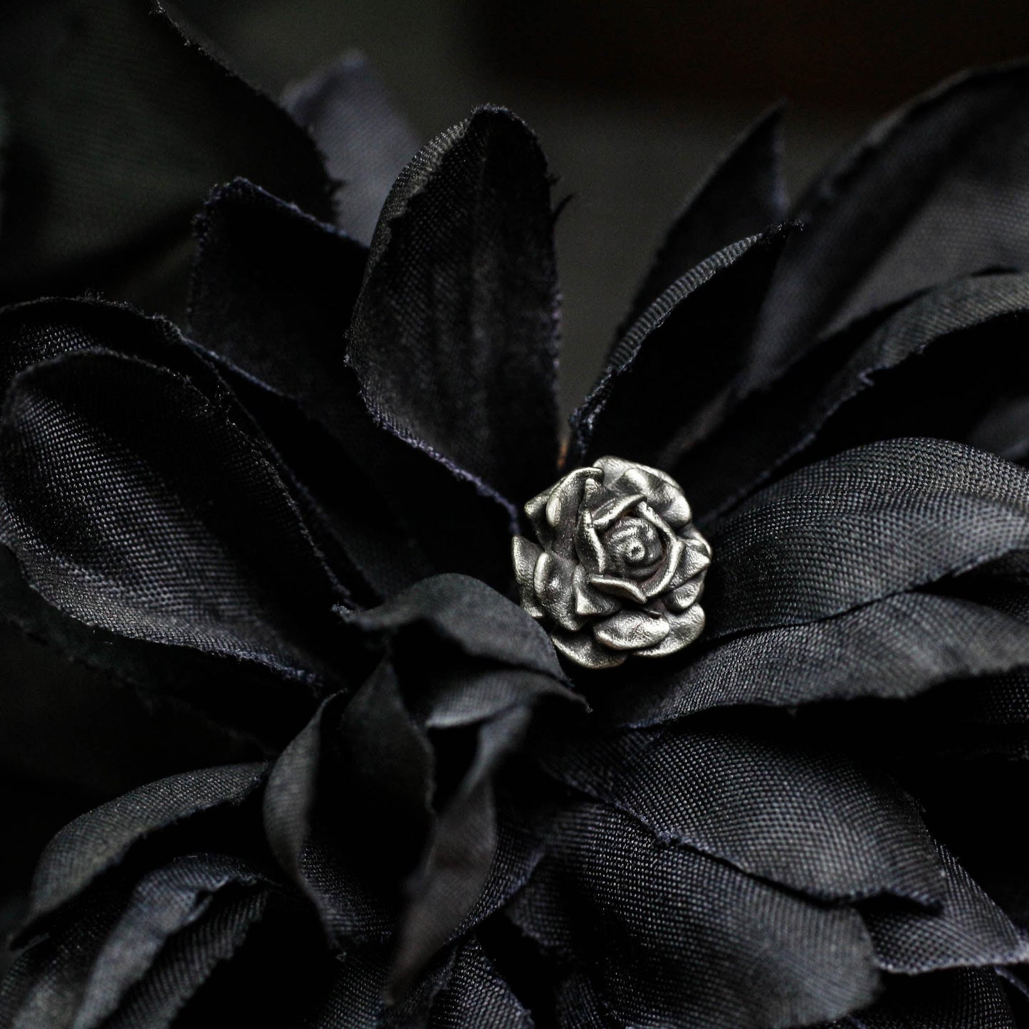 Rose Stud Earrings - 925 Sterling Silver Handmade
