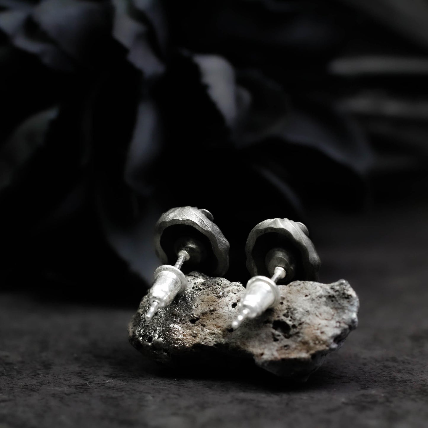 Lion Head Earrings - 925 Sterling Silver Handmade