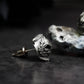 Heavy Armor Skull Stud Earrings - 925 Sterling Silver Handmade