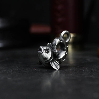Mystic Koi Pendant - 925 Silver Handcrafted
