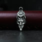 Crowned Skull Pendant - 925 Silver Handcrafted