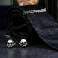 Skull Tie Clip, Soul Tower, 925 Silver Handmade