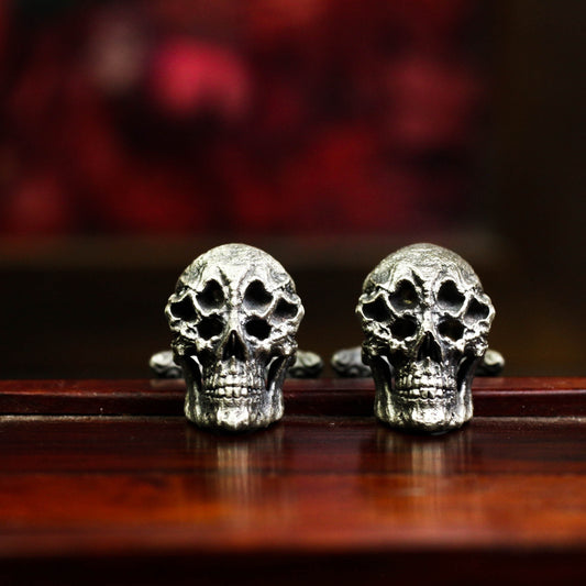 Six-Eyed Devil Cufflinks - 925 Silver Handmade