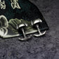 Mutant Half-Skull Dragon Horn Cufflinks - 925 Sterling Silver Handmade