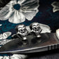 Evil Smile Skull Cufflinks - 925 Sterling Silver Handmade