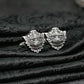 Lion Mask Cufflinks - Warrior Totem Symbol 925 Silver Handmade