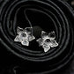 Evil Cannibal Flower Cufflinks - 925 Sterling Silver Handmade