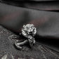 Saber-Tooth Tiger Polished Silver Cufflinks - Handmade 925 Sterling Silver