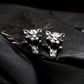 Saber-Toothed Tiger Cufflinks - 925 Sterling Silver Handmade