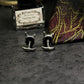 Spirit World Ghostface Mask Cufflinks - 925 Silver Handmade