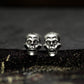 Grim Skull Earrings - 925 Sterling Silver Handmade