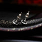 Samurai Skull Earrings - 925 Sterling Silver Handmade