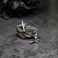 Sacred Cross Earrings - 925 Sterling Silver Handmade