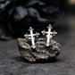 Sacred Cross Earrings - 925 Sterling Silver Handmade