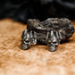 Cultist Skull Priest Earrings - 925 Sterling Silver Handmade