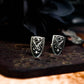 Majestic Griffin Shield Earrings - 925 Sterling Silver Handmade