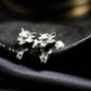 Roaring Panther Stud Earrings - 925 Sterling Silver Handmade