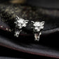 Roaring Panther Stud Earrings - 925 Sterling Silver Handmade
