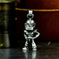 Robot Memory Pendant ¨C Handmade 925 Silver Childhood Mech Charm