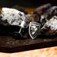 Knight Shield Earrings - 925 Sterling Silver Gothic Jewelry