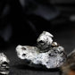 Heavy Armor Skull Stud Earrings - 925 Sterling Silver Handmade