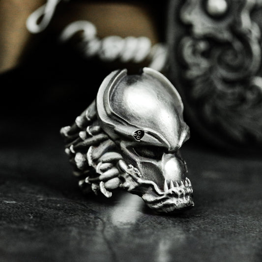 Predator Warrior Ring - 925 Silver Handmade