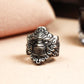 Mythical Guardian Demon Ring ââ‚?Handmade Silver Warrior Protector Jewelry