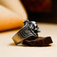 Demon Guardian 925 Silver Handmade Ring ¨C Gothic Skull Warrior