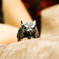 Griffin Head Ring ââ‚?Handcrafted Sterling Silver