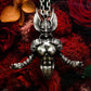 Warrior Skull Pendant - 925 Silver Handcrafted