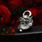 Imperial Guardian China Lion Pendant - 925 Silver Handcrafted