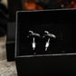 Fierce Skull Earrings - 925 Sterling Silver Handmade