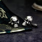 Skull Cufflinks - 925 Silver Handmade