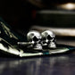 Skull Cufflinks - 925 Silver Handmade