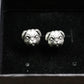Charming Pug Earrings - 925 Sterling Silver Handmade