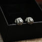 Charming Pug Earrings - 925 Sterling Silver Handmade