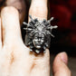 Shadow Beast 925 Silver Handmade Ring ¨C Gothic Creature Totem