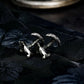 Tang Lion Head Cufflinks, Pixiu Amulet - 925 Sterling Silver Handmade